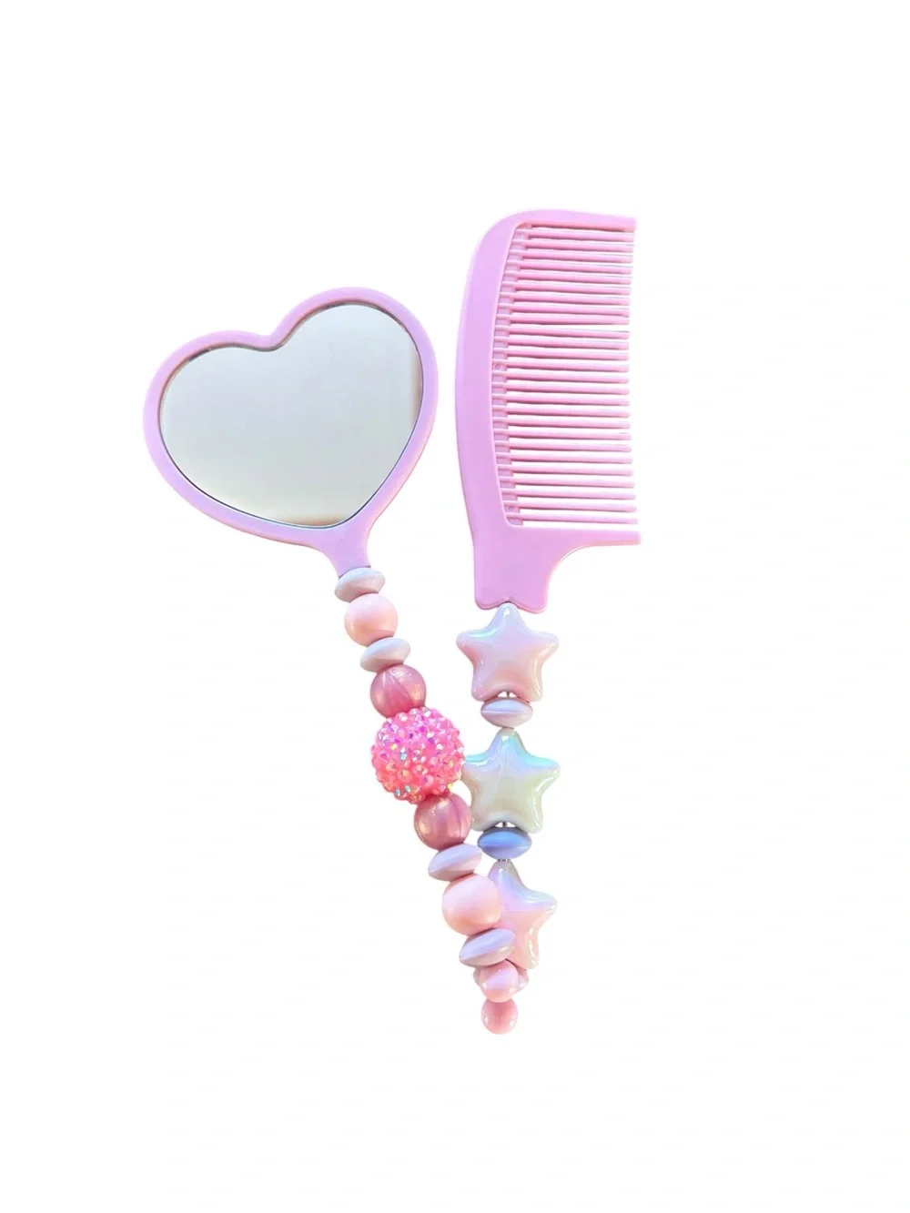 Mirror & Comb Set Handmade By AB INKS HANDMADE EXPRESSIONS